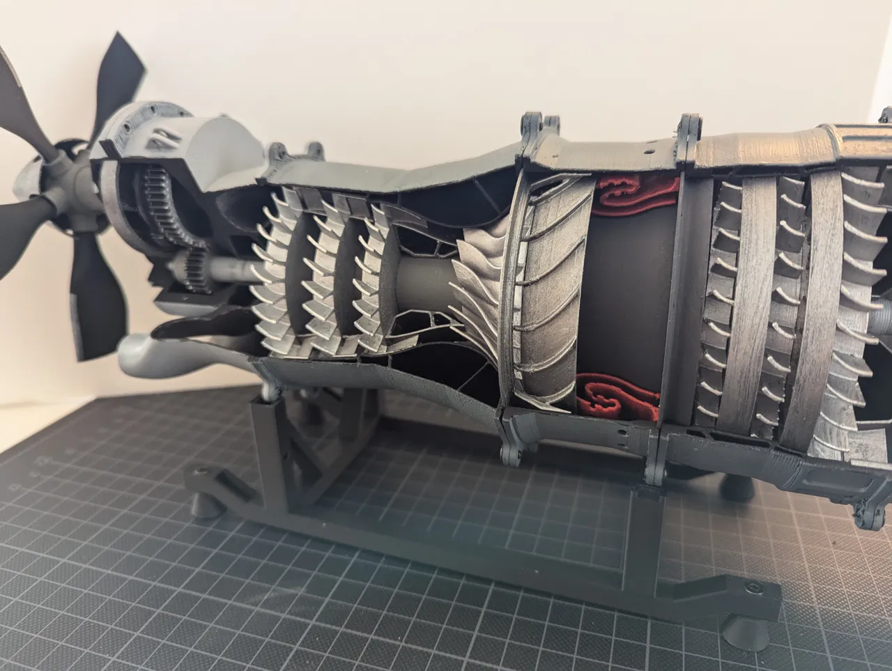 Three-Shaft Turboprop Engine Model view 4