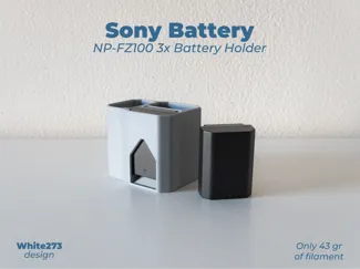 Sony 3x Battery Holder NP-FZ100