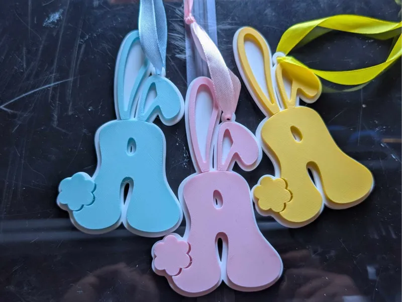 Bunny letter A
