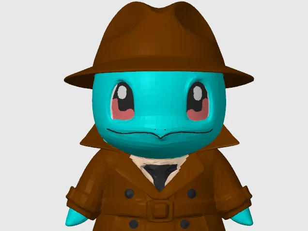 Detective outfit Squirtle