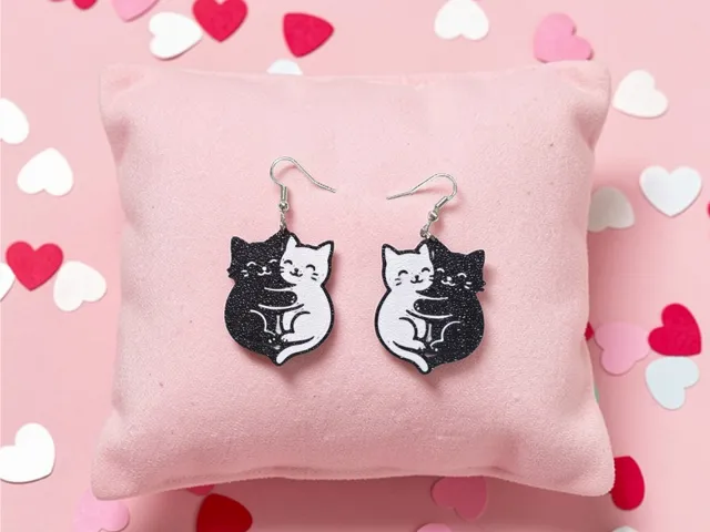 Different twins earrings