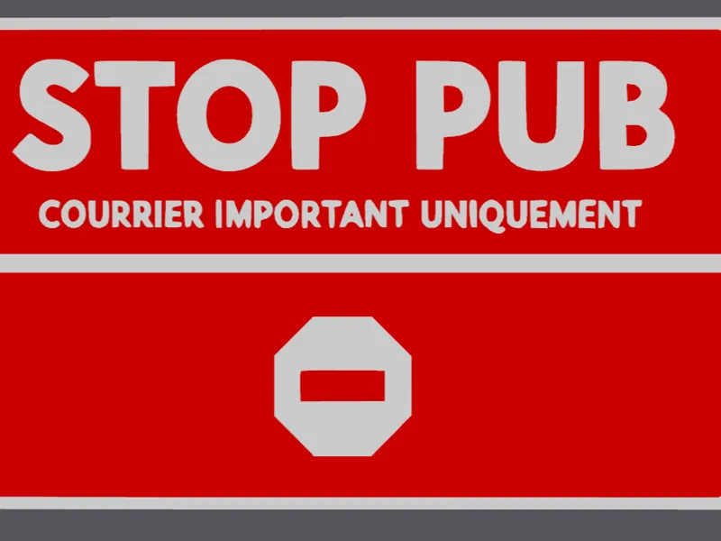 STOP PUB – Mailbox Sign