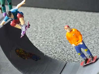 H0 Skater Figures