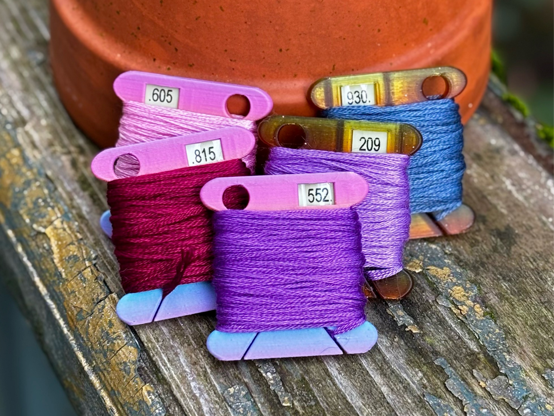 Number Window Floss Bobbin