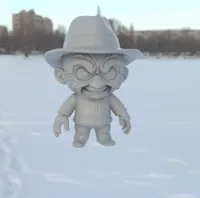 Figurine Freddy Krueger low poly — photo 2