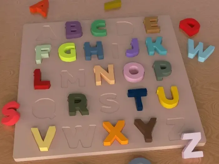 25英文字母儿童识字板