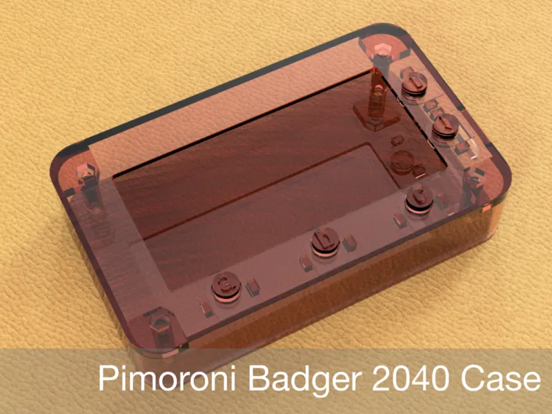Pimoroni Badger 2040 Case with clicky buttons