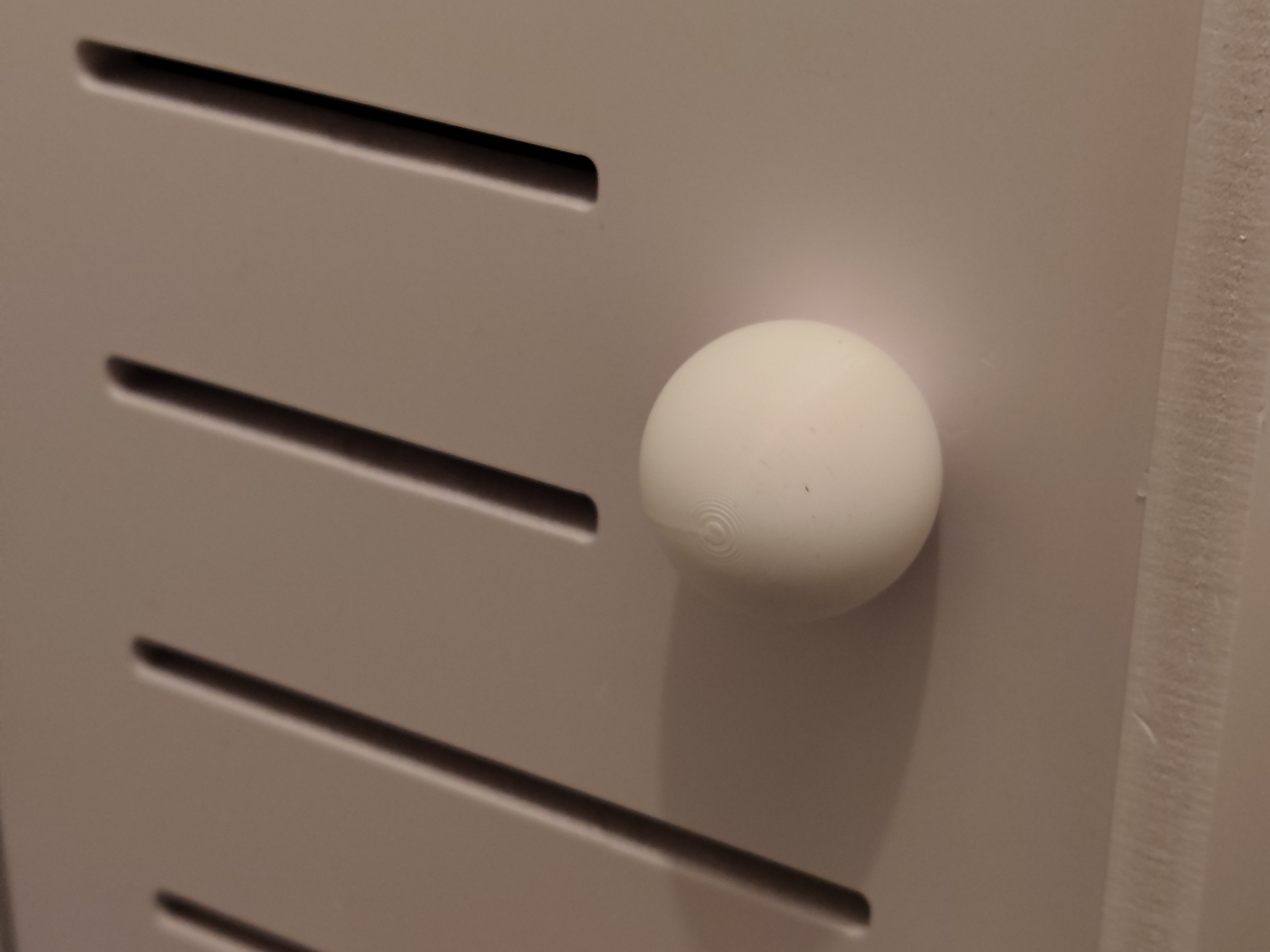Minimalist Round Ball Knob - 3mm hole 3D model