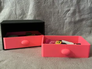 2 Drawer Desk Organizer – Small Storage Box