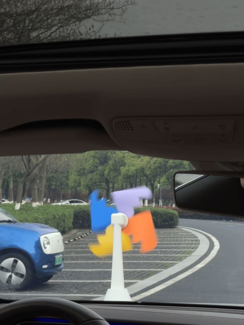 kid car decoration magnet party windmill车身装饰磁吸派对风车
