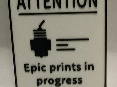 attention sign