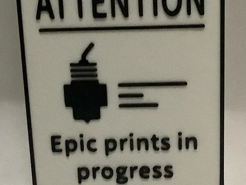 attention sign