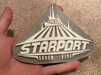 STARPORT Seven-Five Sign