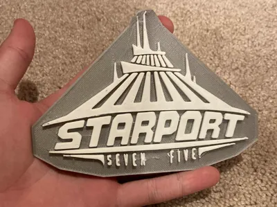 STARPORT Seven-Five Sign