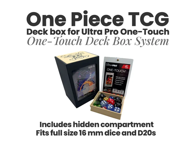 One Piece TCG deck box for Ultra Pro One-Touch