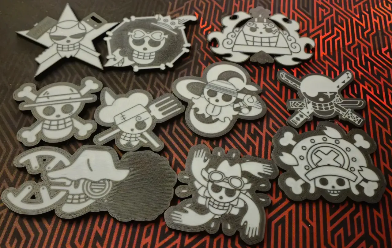 One Piece magnets view 3