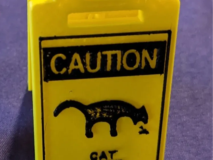 Caution: Cat Vomit