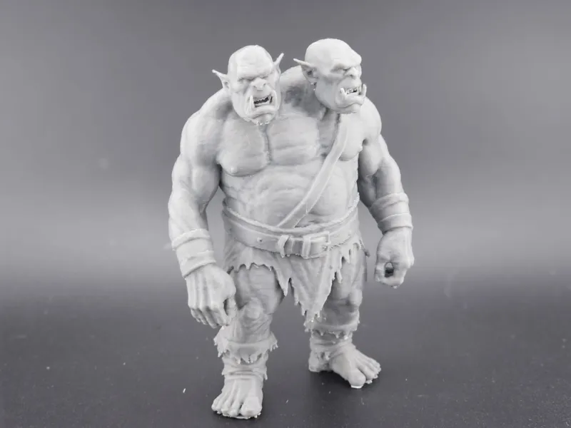 Two-Headed Ogre Miniature (Ettin)