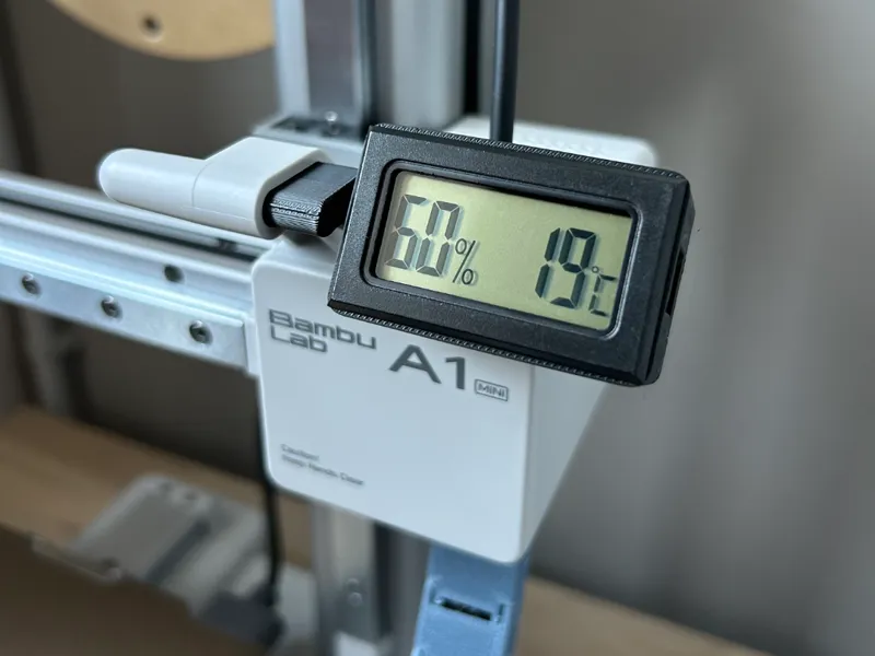 Supporto magnetico igrometro (bambulab a1 mini)