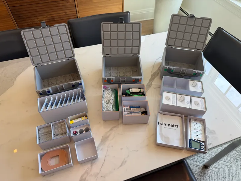 Gridfinity T1D Organizer Bins