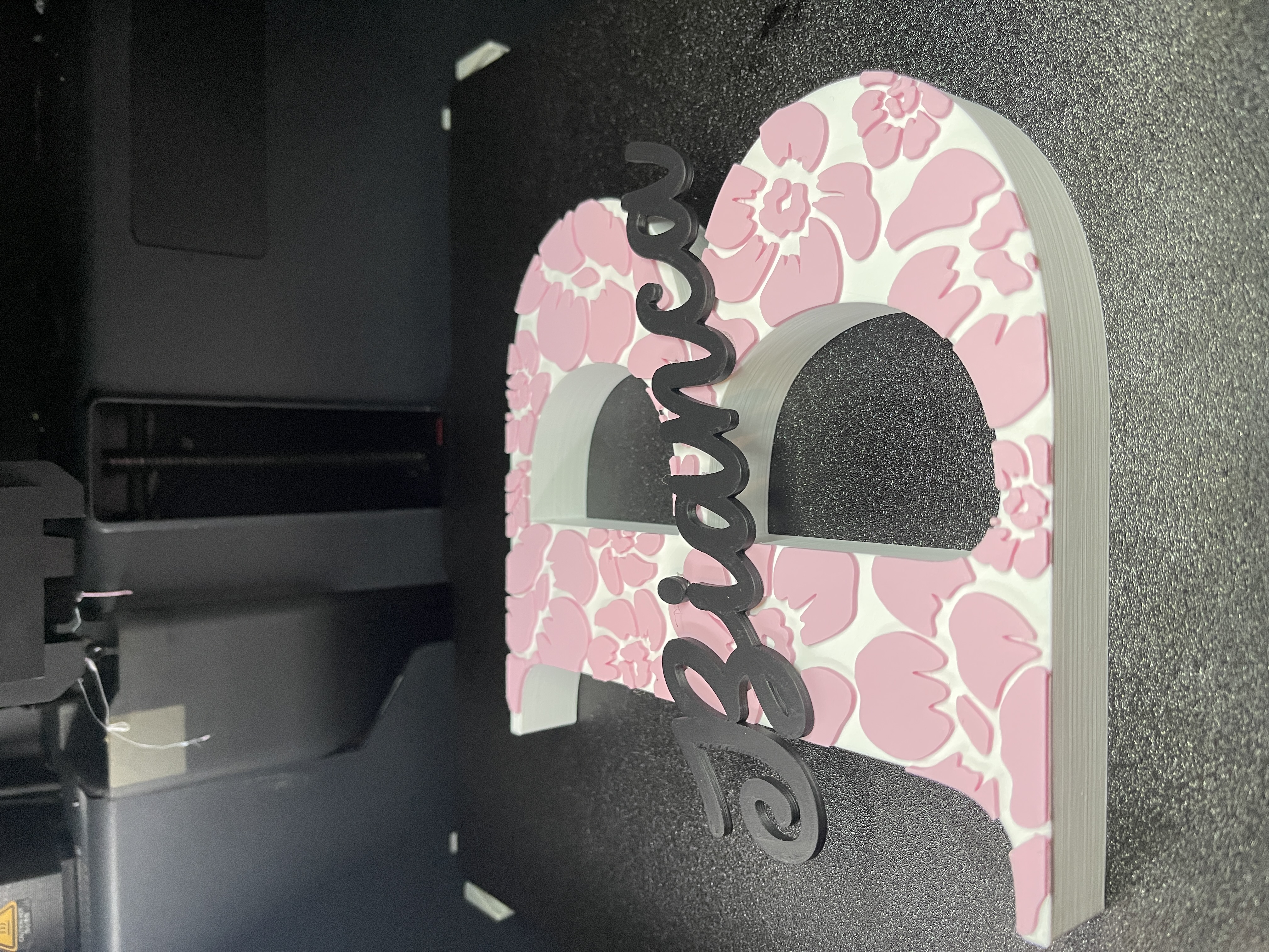 Miniatura 4 do modelo 3D Alphabet Floral set A to Z