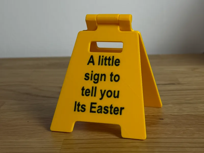Little sign its Easter