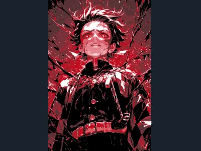 tanjiro--fully demonized