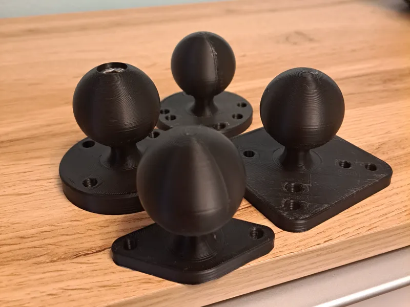 RAM Mount Ball B size, different shapes