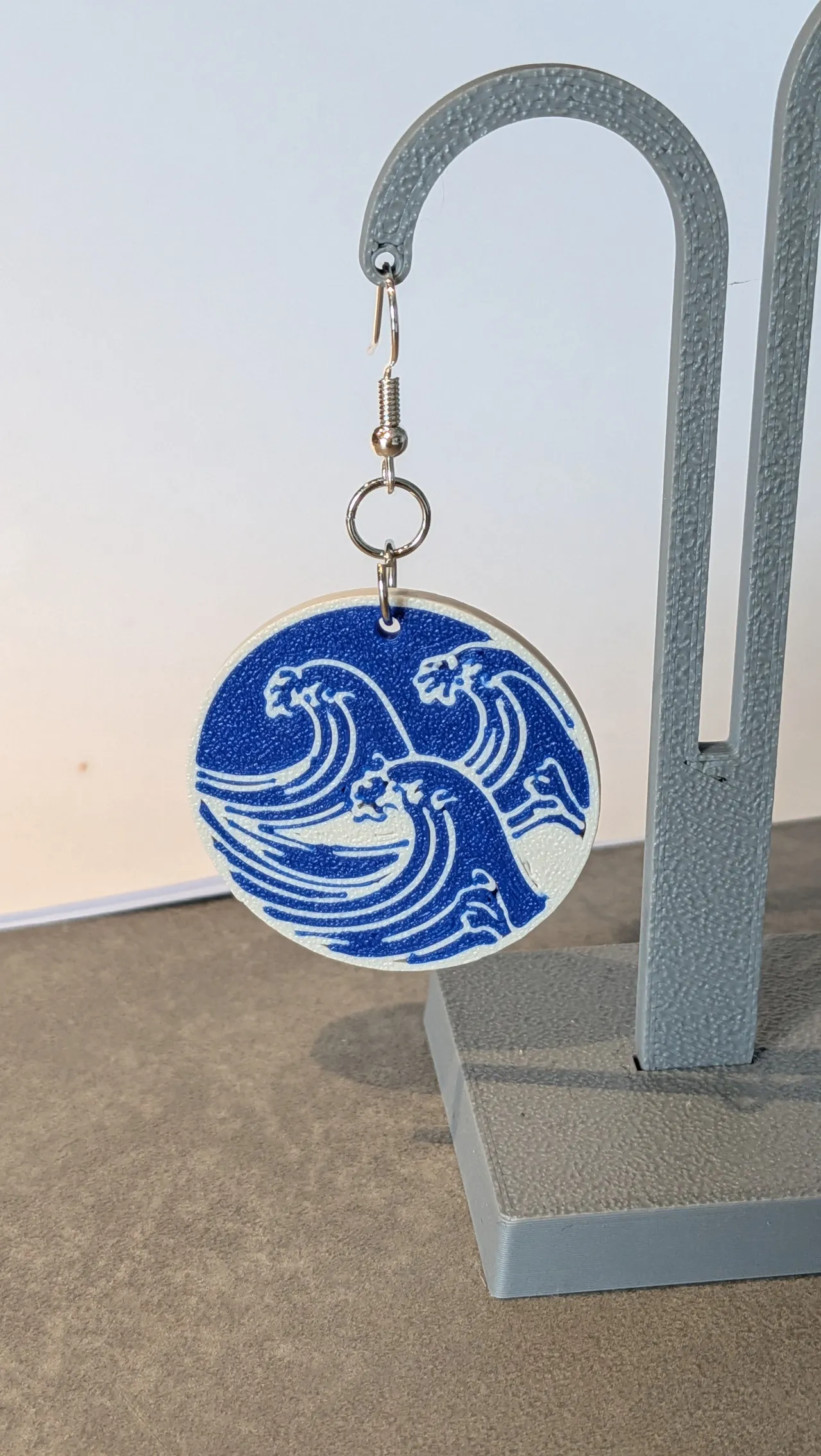 The Great Wave Earrings view 2