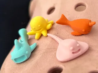Underwater Sea Creatures Croc Charm Pack