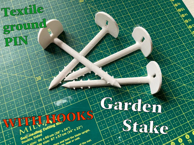 Ground pin stake