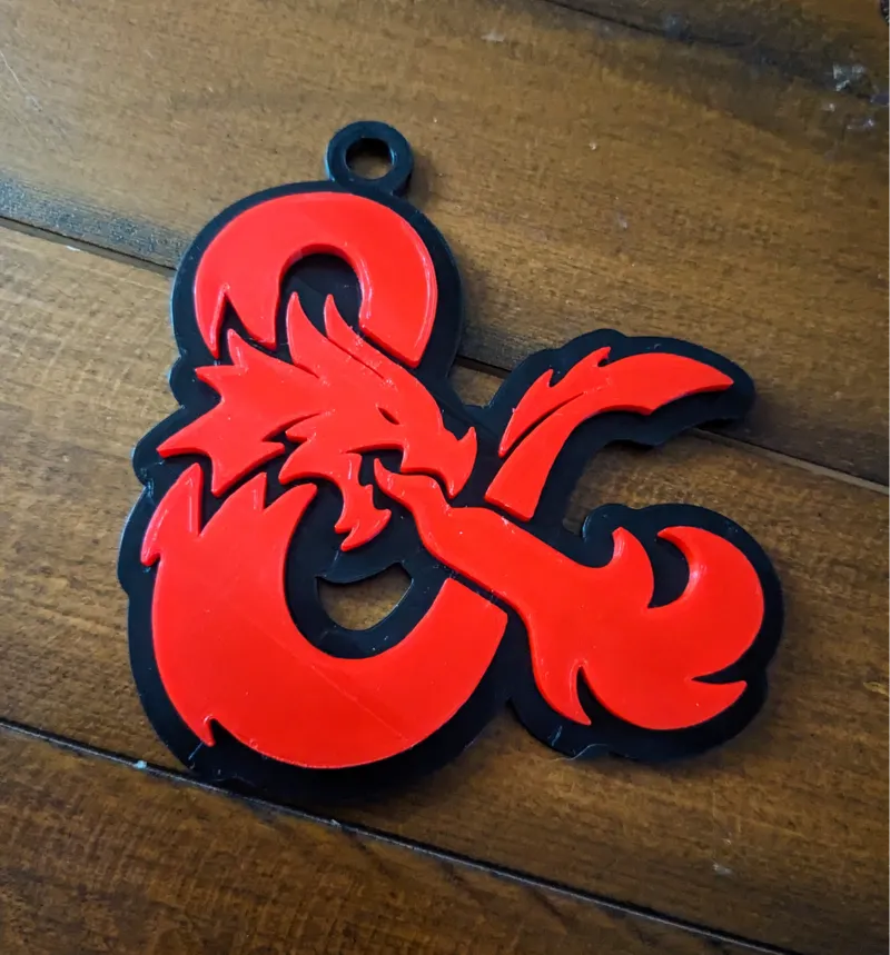 Dungeons and Dragons Logo Ornament