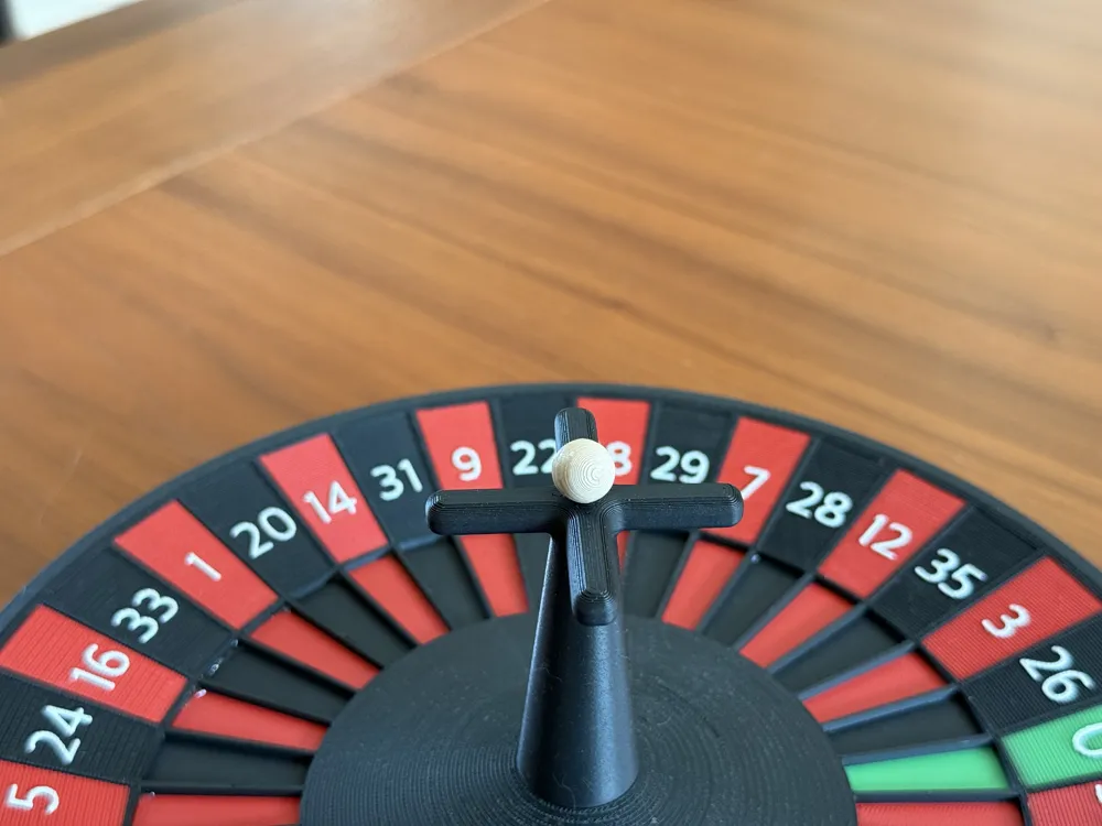 Low Friction Roulette by Druewpee MakerWorld: Download Free 3D Models