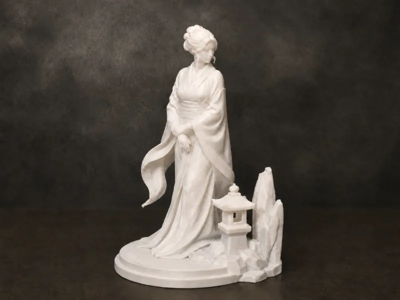 Geisha Sculpture