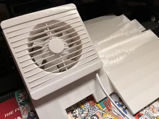 [窗户挡板]-14寸排风扇适用，开口直径10cm，1100*150*8，请按需调整尺寸