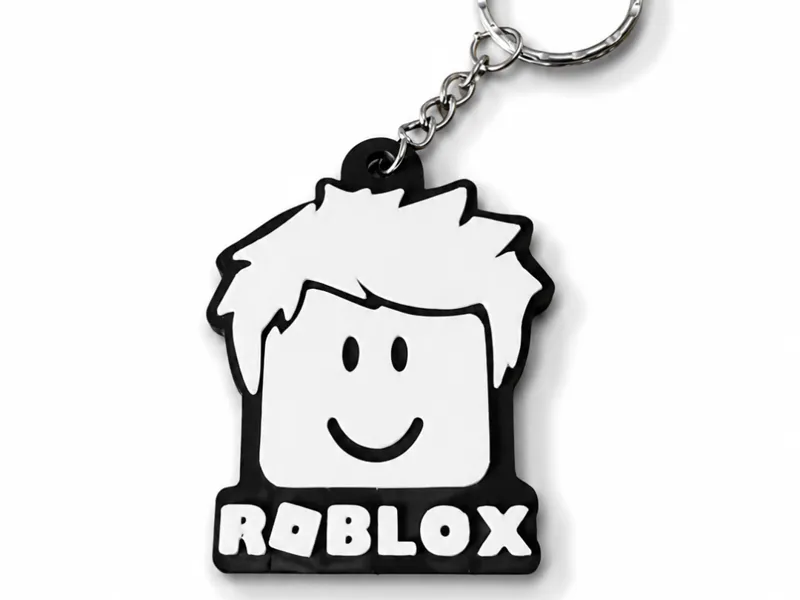 ROBLOX Keychain - Noob Face