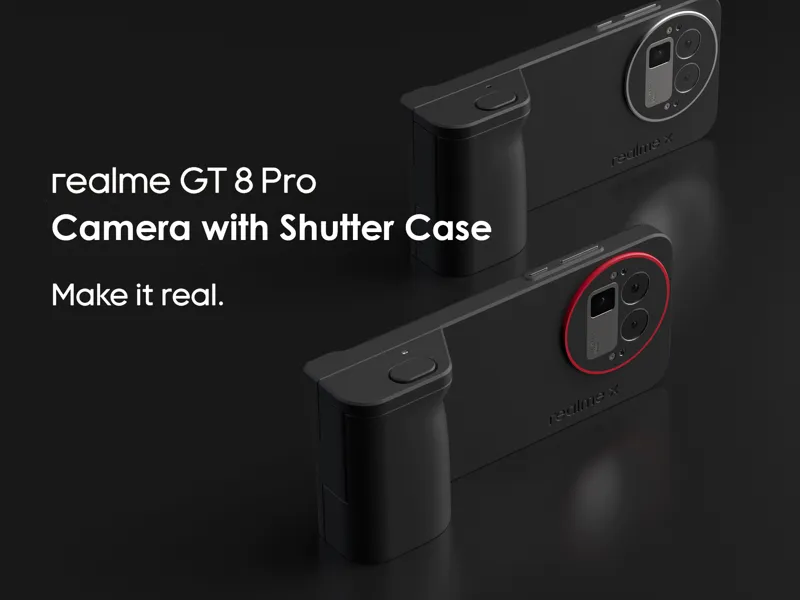 Camera with Shutter Case for Realme GT8 Pro