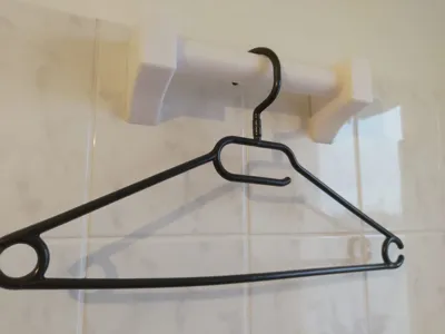 Drying Rod Bathroom. No Screw.