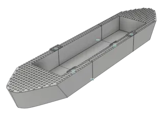 Modular Brick Boat