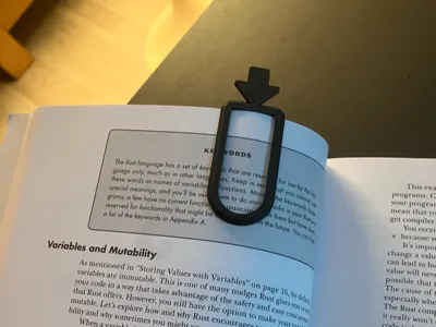 Durable bookmark