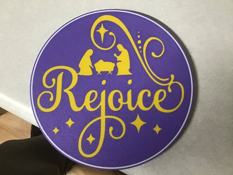 Rejoice Wall Sign