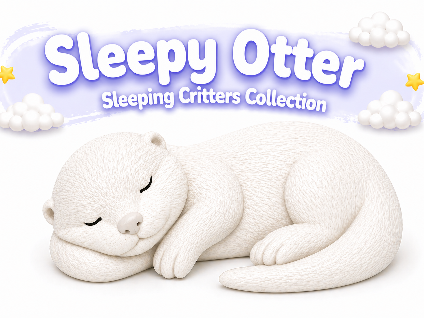 Sleepy Otter - Sleeping Critters Collection