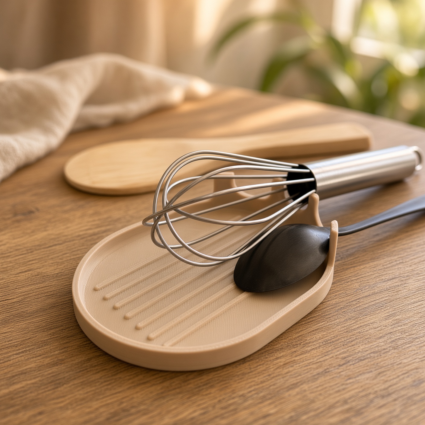Kitchen Spoon Rest Utensil Holder Organizer ( - 1