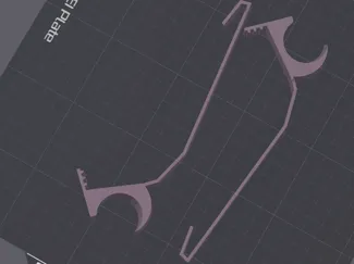 Cybertruck Side Visor Clip version 2