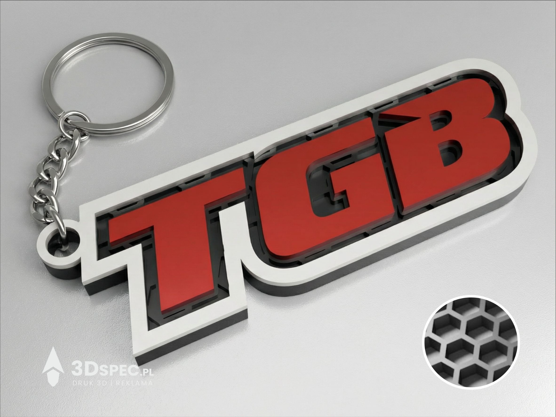 TGB Taiwan Golden Bee keychain