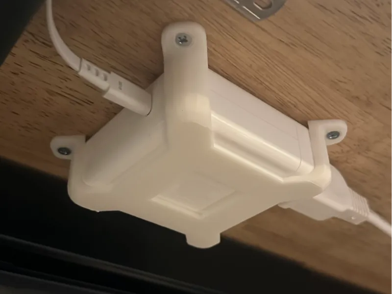 Apple 87w power adapter desk mount