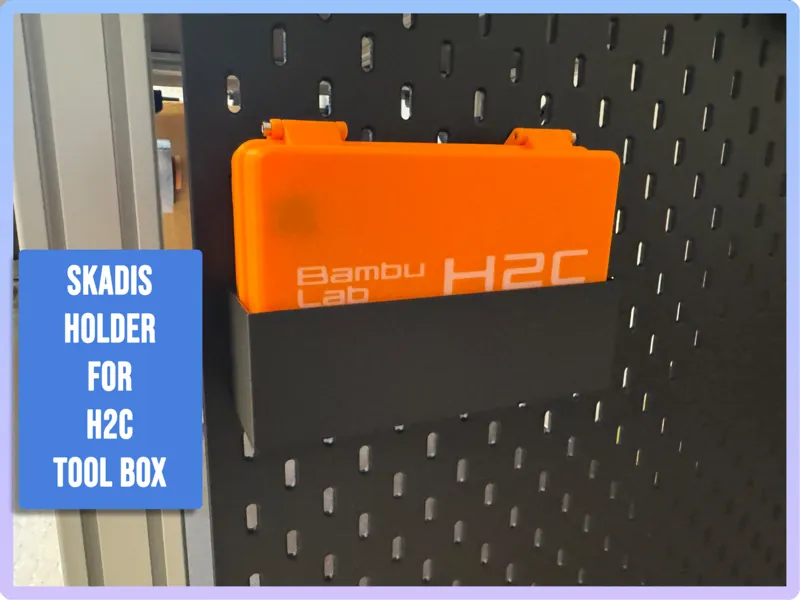 H2C H2D H2S Tool Box Skadis Holder