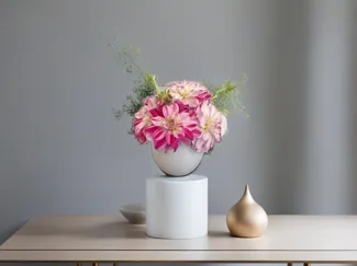 4 inch Circle round vase