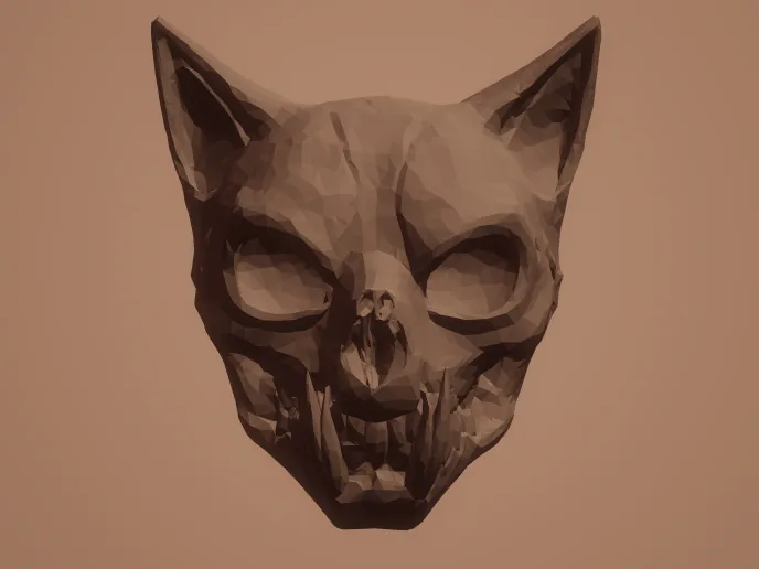 cat skull