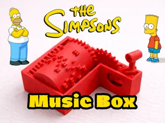 The Simpsons Main Theme Music Box